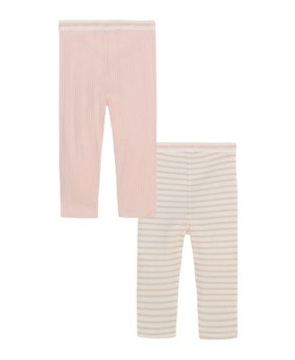 Baby Girls 2-Pack Combed Pull-Up Pants