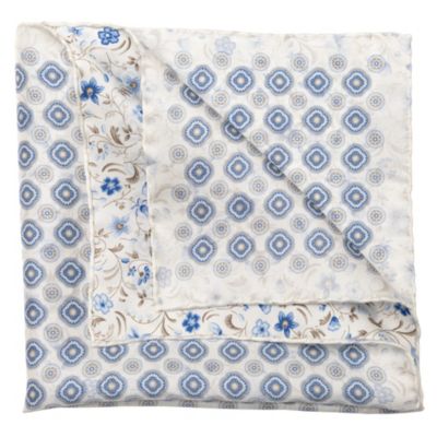 Men's Italo - Double Sided Silk Pocket Square for Men