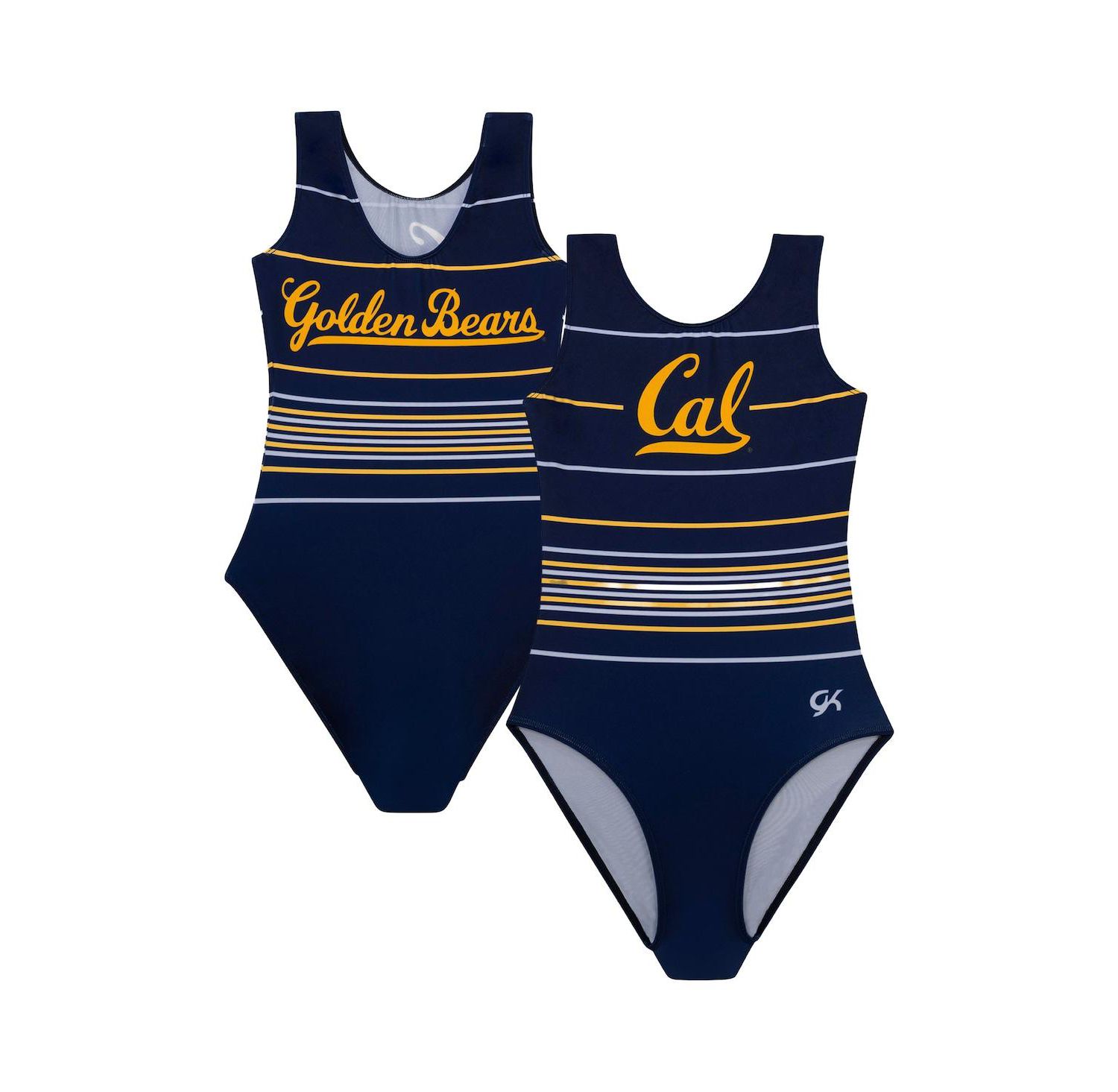 Big Girls Navy Cal Bears Elite Spirit Leotard