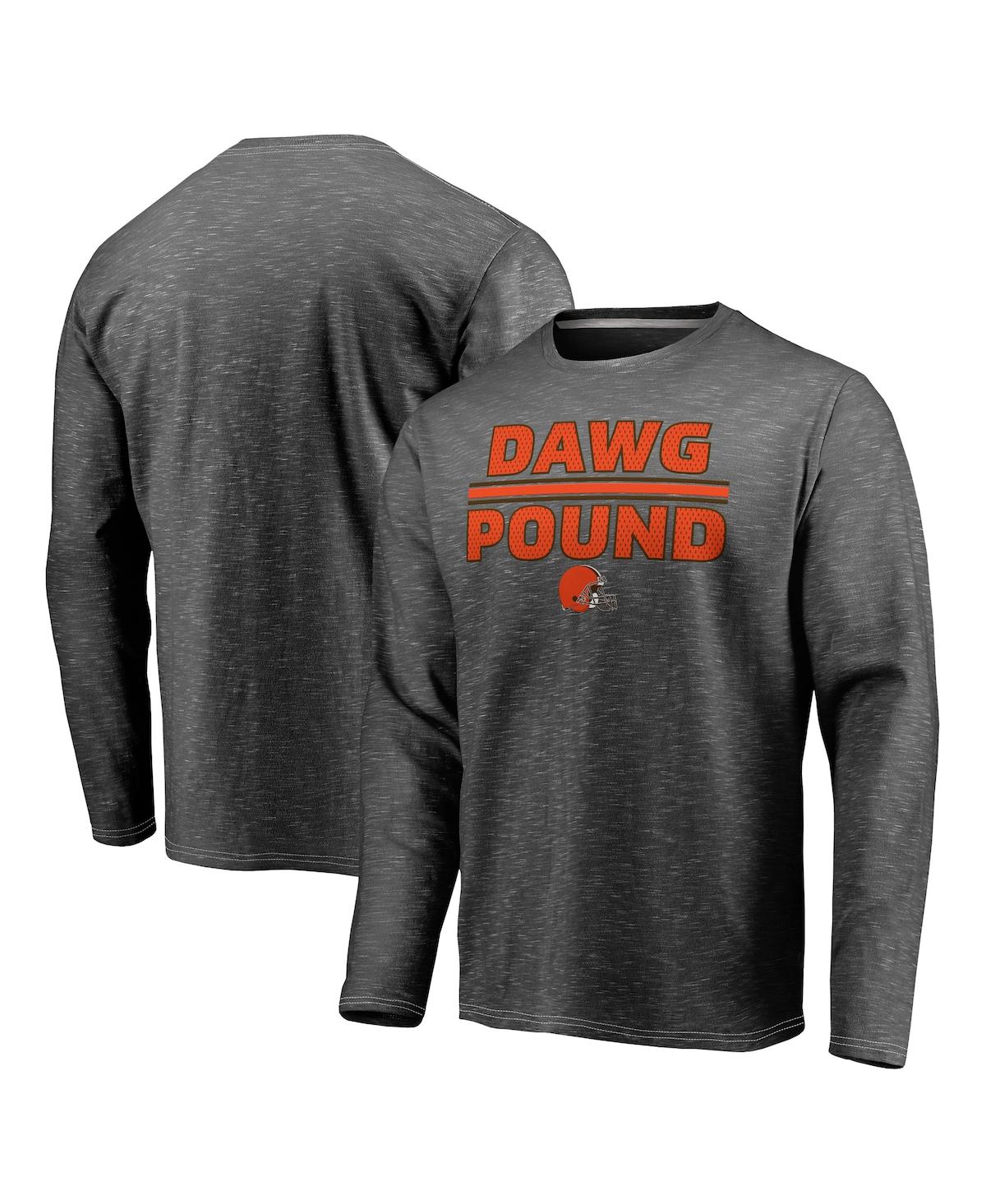 Fanatics Men's Gray Cleveland Browns Component Long Sleeve T-shirt In Gray
