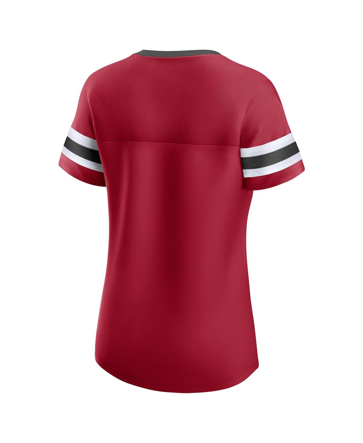 Fanatics Branded Cardinal Arizona Cardinals Original State Lace-up T-shirt In Red