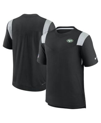 Nike - Men's Black New York Jets Sideline Tonal Logo Performance Player T-Shirt
