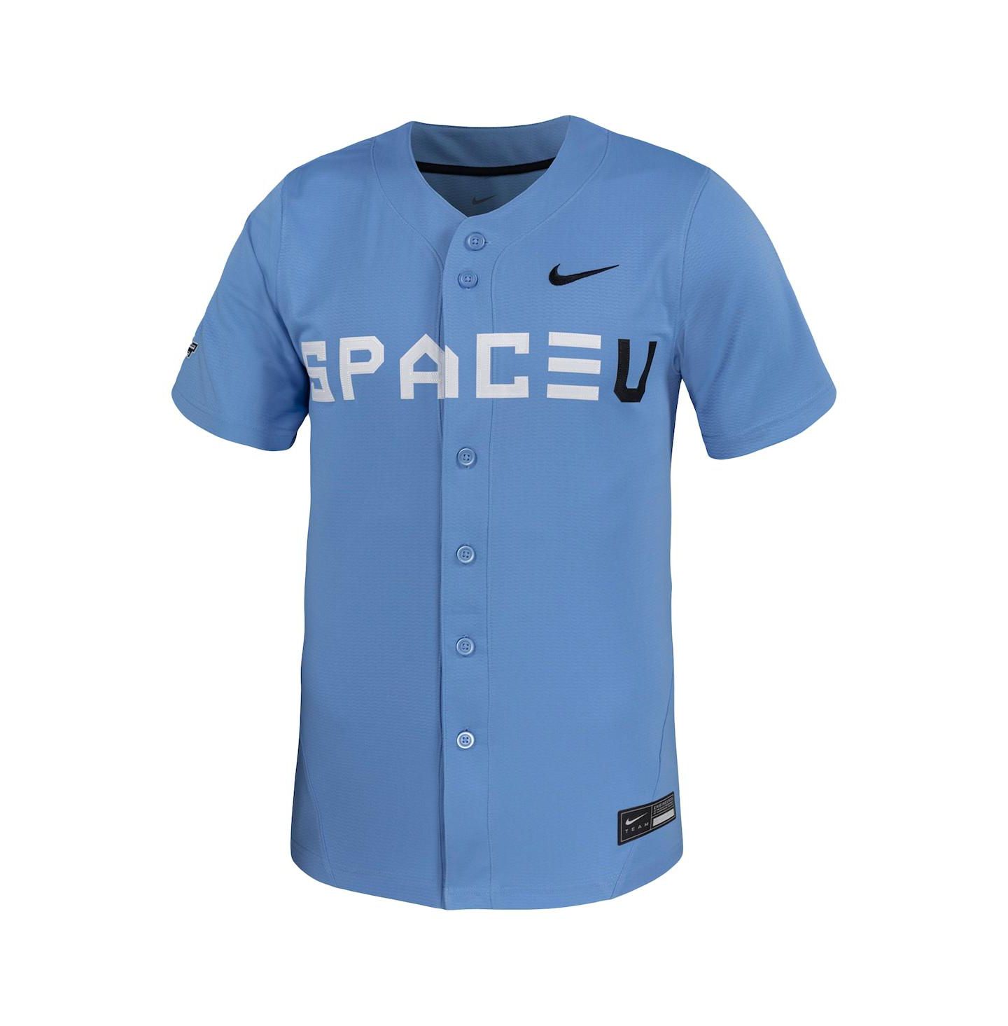 Мужской топ Nike Light Blue UCF Knights Replica Baseball Jersey — фото 2