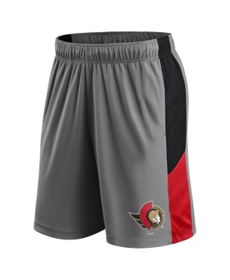 Men's Gray Ottawa Senators Primary Logo Shorts