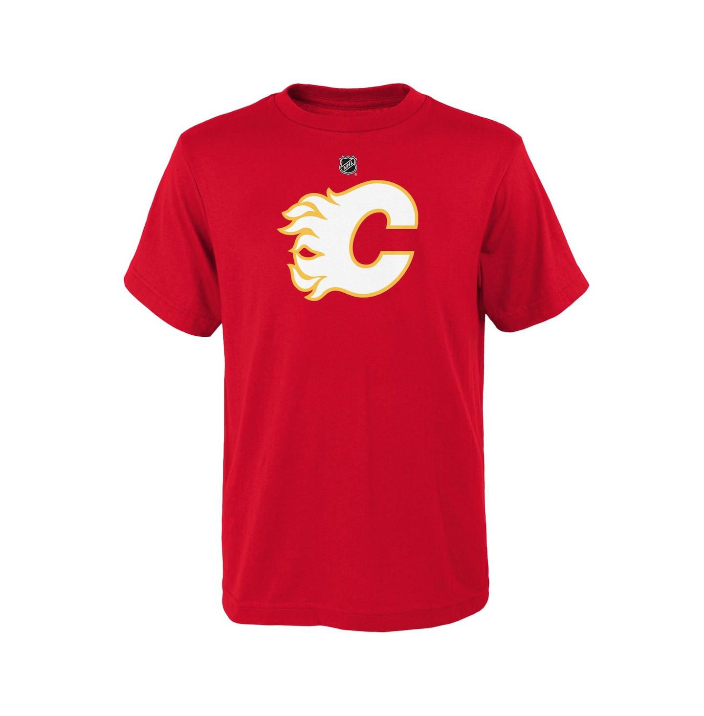 Детская футболка Outerstuff Red Calgary Flames Primary Logo — фото 1