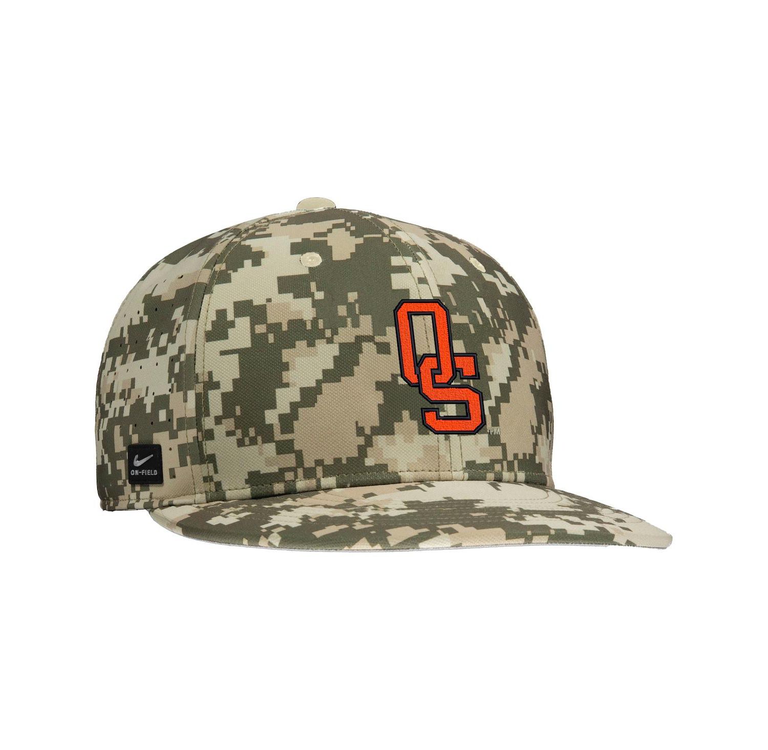 Men's Digital Camo Oklahoma State Cowboys On-Field Baseball Performance Fitted Hat