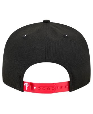 Men's Black Philadelphia Phillies Splatter 9Fifty Snapback Hat