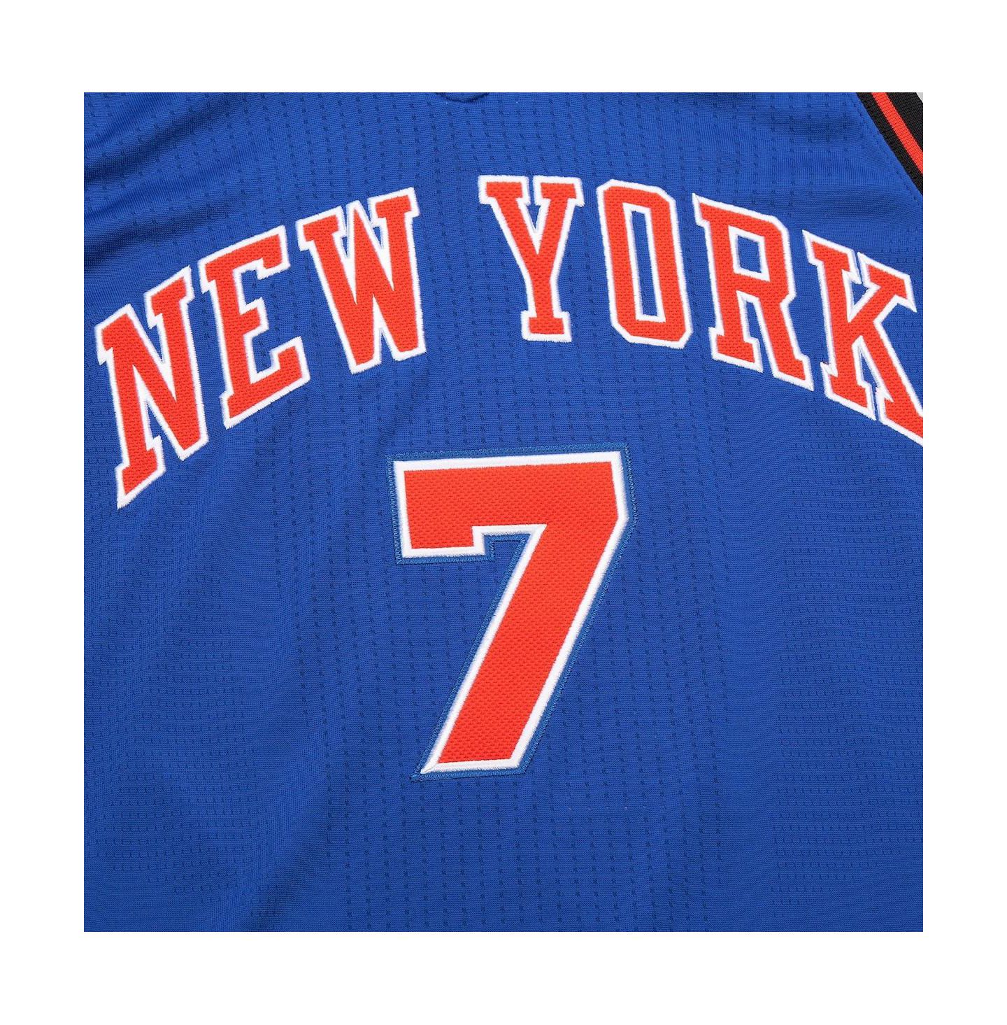 Мужское джерси Mitchell & Ness Carmelo Anthony New York Knicks 2010/11 Hardwood, Royal — фото 4