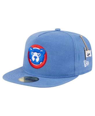 Men's Light Blue Chicago Cubs Championship Side Flag A-Frame 59Fifty Fitted Hat