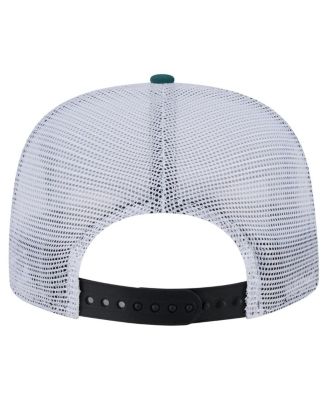 Men's Midnight Green/Black Philadelphia Eagles Throwback Dye Golfer Snapback Hat