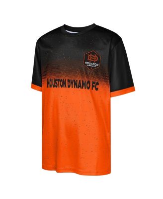 Big Boys and Girls Black Houston Dynamo FC Stalwart Defender T-Shirt