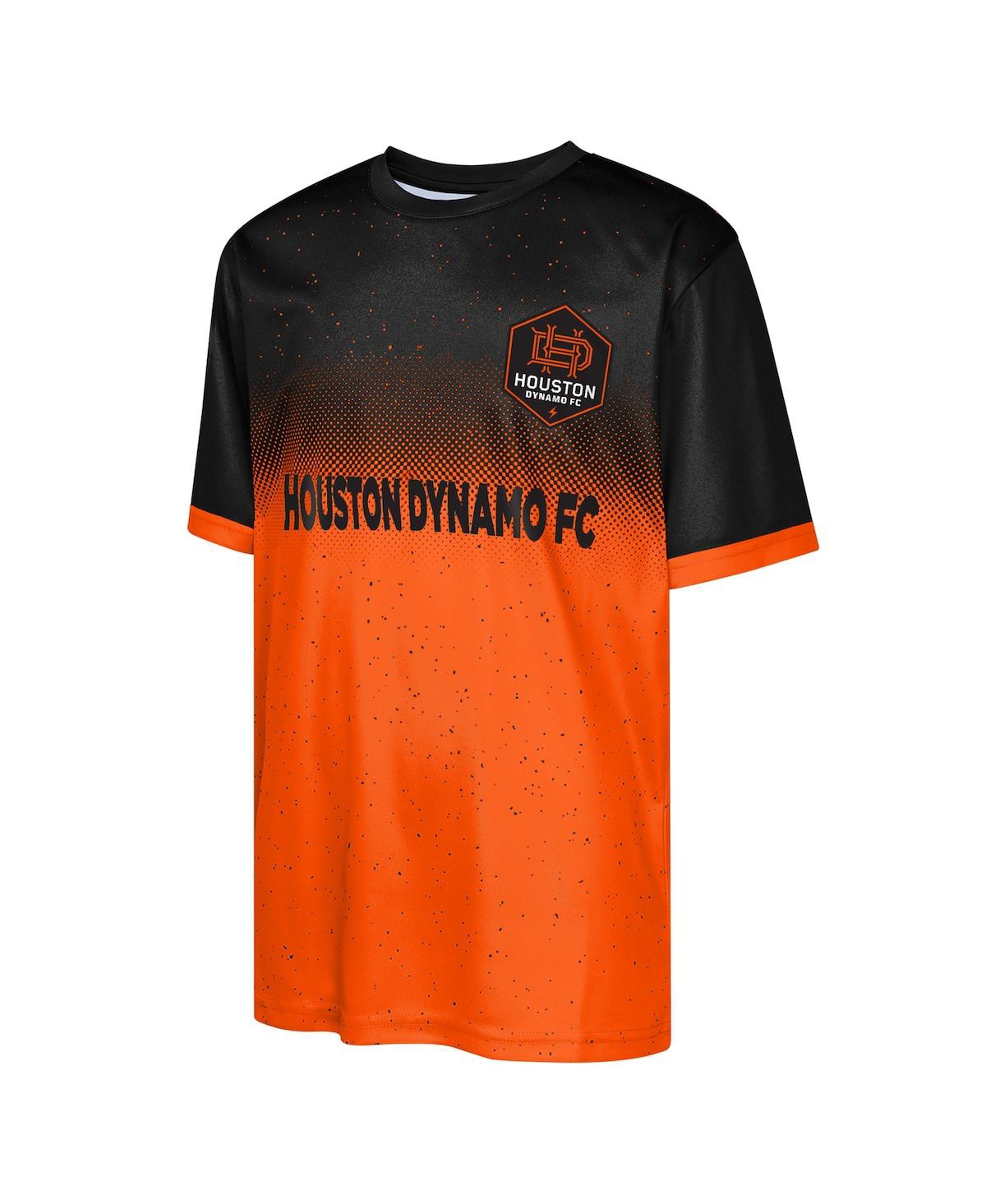 Outerstuff Big Boys And Girls  Black Houston Dynamo Fc Stalwart Defender T-shirt In Black