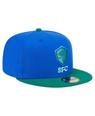 Men's Blue Seattle Sounders FC 2025 Kickoff 59FIFTY Fitted Hat
