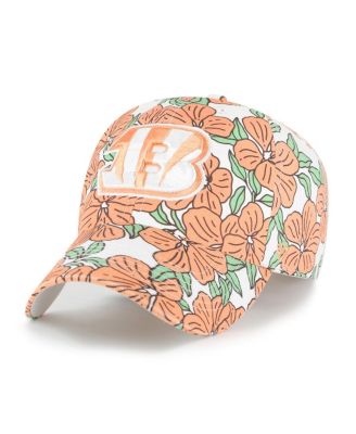 '47 Brand - 47 Brand Women's White Cincinnati Bengals Florentina Clean Up Adjustable Hat