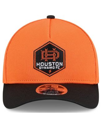 Men's Orange Houston Dynamo FC 2025 Jersey Hook 9FORTY M-Crown Adjustable Hat