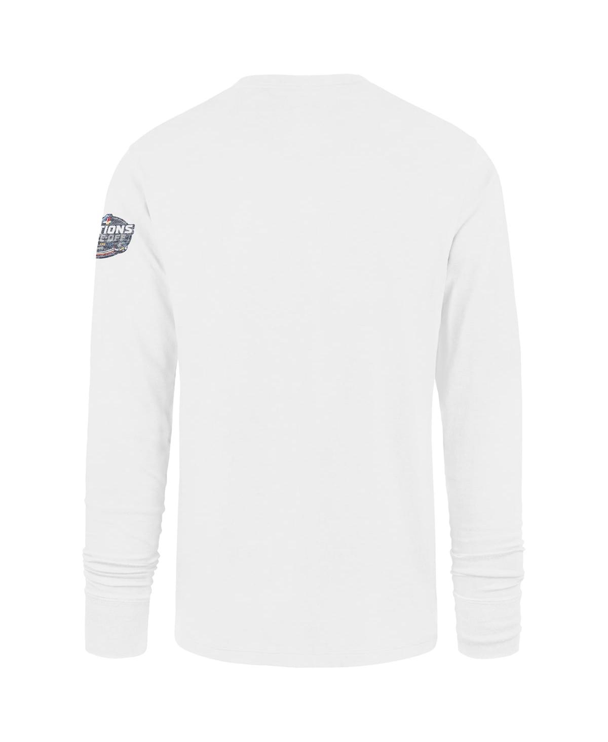 47 Brand Men's White Usa 2025 4 Nations Face-off Franklin Long Sleeve T-shirt In White