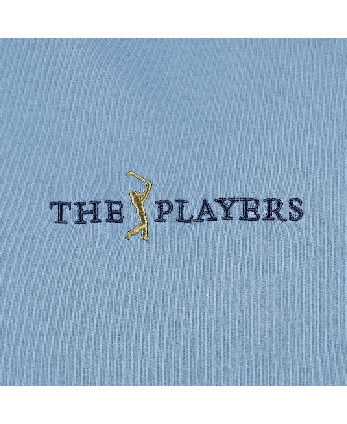 Shop Barstool Golf Men's Light Blue The Players Performance Layering Pullover Hoodie