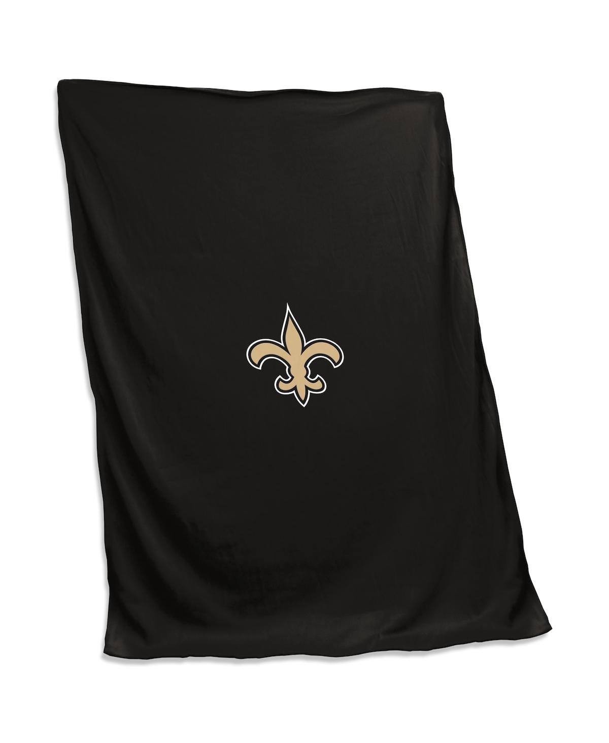 Logo Brands New Orleans Saints 54'' X 84'' Sweatshirt Blanket In No Color
