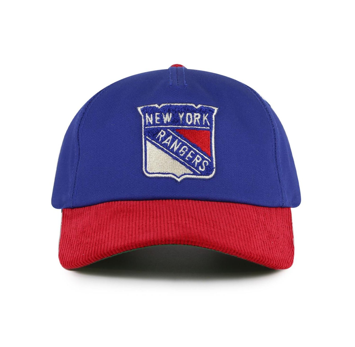 Men's Blue/Red New York Rangers Burnett Adjustable Hat