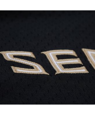 Men's Black Florida State Seminoles On The Clock Full-Button Fashion Jersey