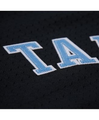 Men's Black North Carolina Tar Heels On The Clock Full-Button Fashion Jersey