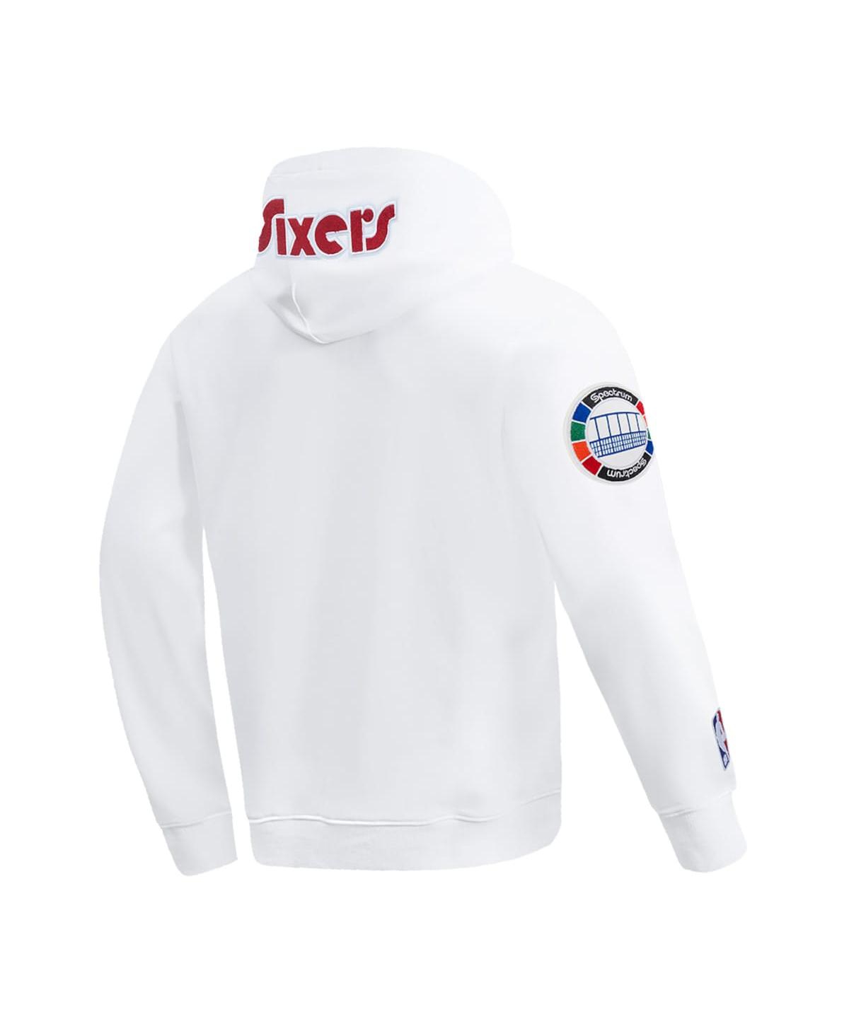Pro Standard Men's White Philadelphia 76ers 2024/25 City Edition Pullover Hoodie In White