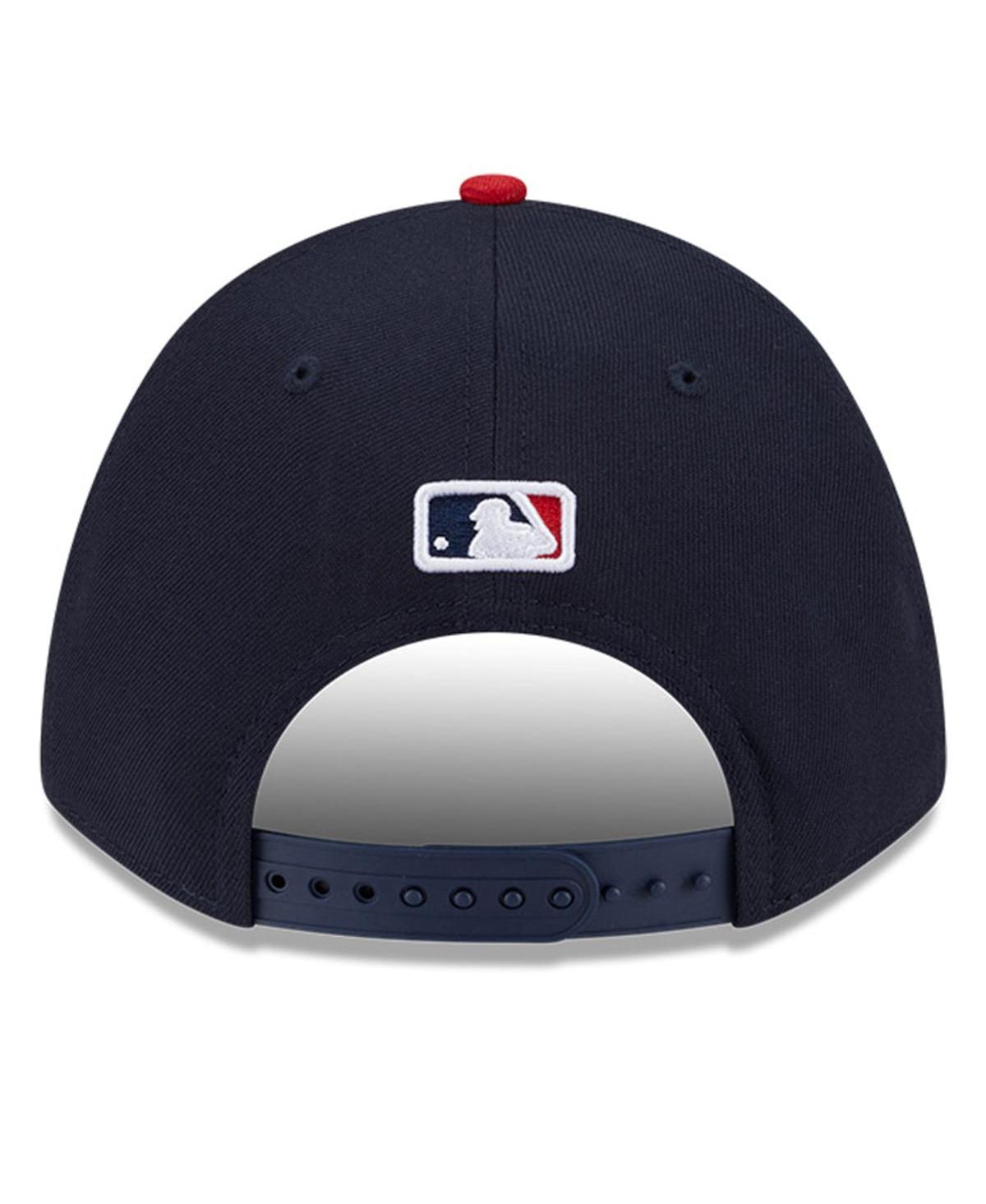 New Era Men's Navy/Red St. Louis Cardinals Player Replica 9Forty Adjustable Hat