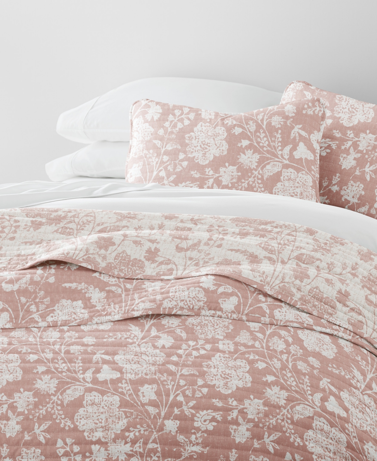 Ienjoy Home Textured Floral Reversible 2-pc. Quilt Set, Twin/twin Xl