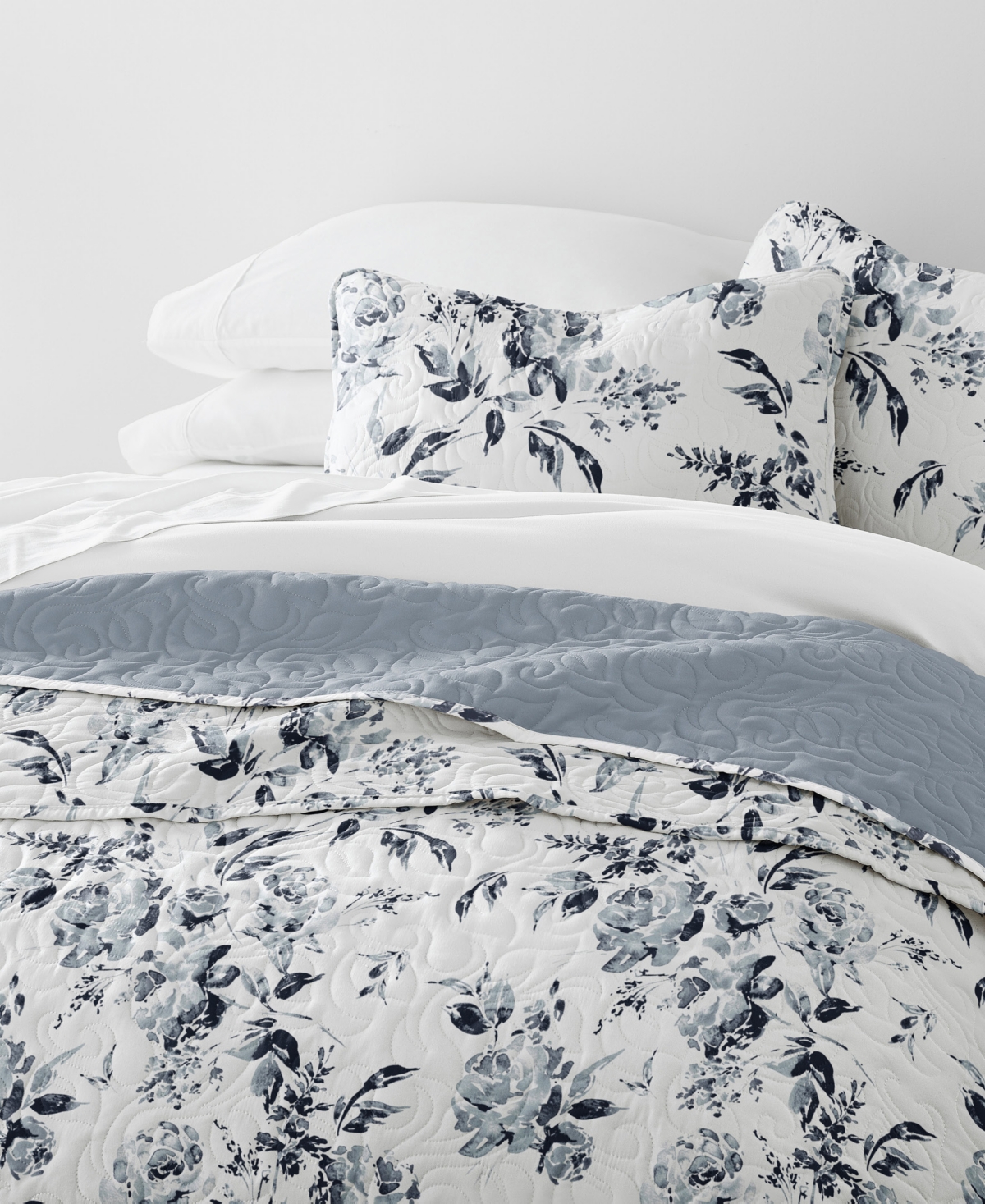 Ienjoy Home Rose Garden Reversible 2-pc. Quilt Set, Twin/twin Xl