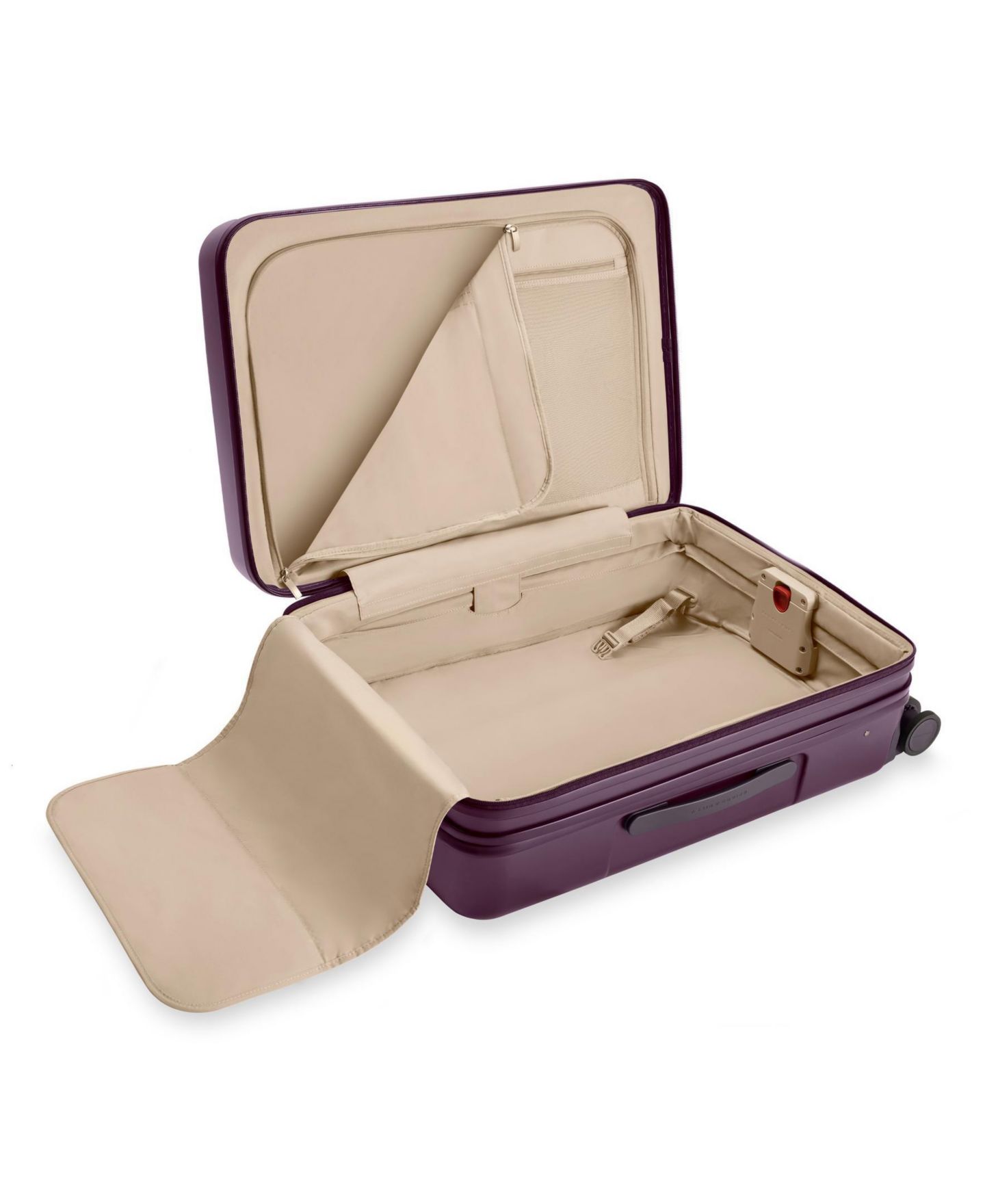 Чемодан Briggs & Riley 27" Sympatico Medium Expandable Spinner, цвет: Сливовый — фото 3