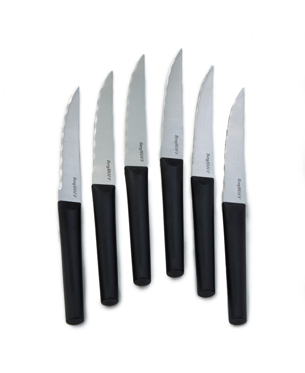 Berghoff Dina Matrix 6-piece Steak Knife Set In Black