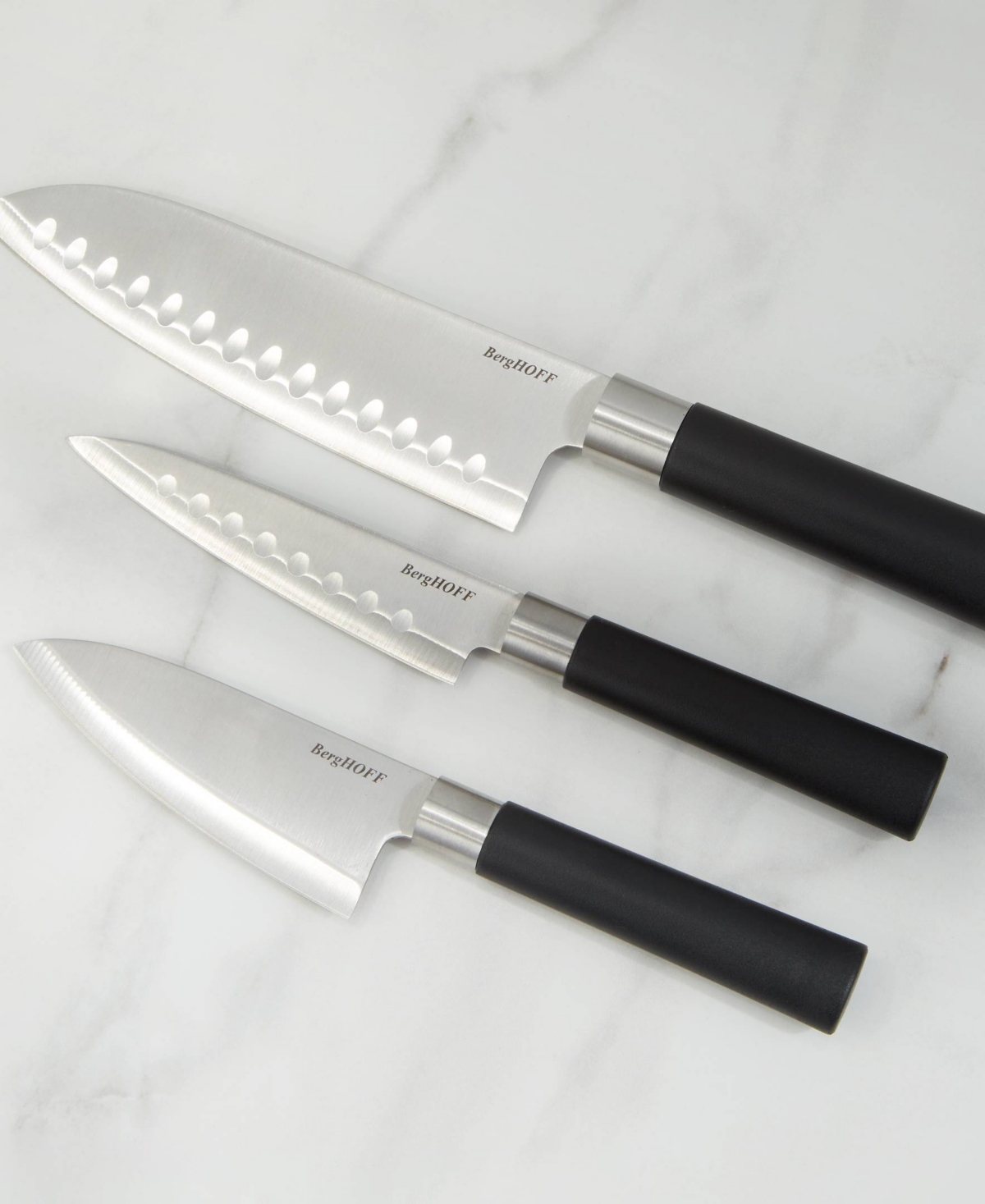 Berghoff Dina Codon 3-piece Santoku Set In Black