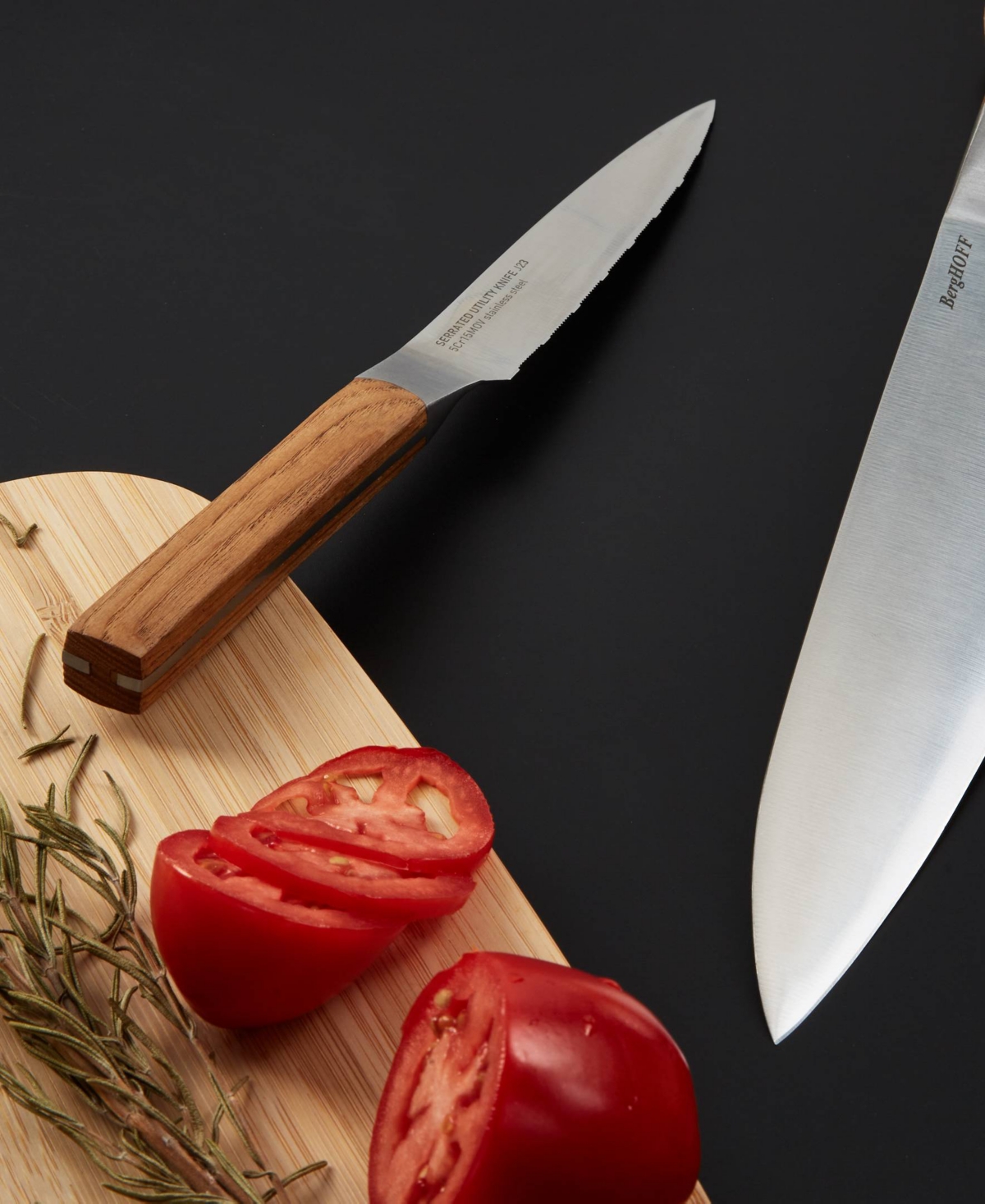 Berghoff Dina Ion 3-piece Stainless Steel Knife Set In Brown