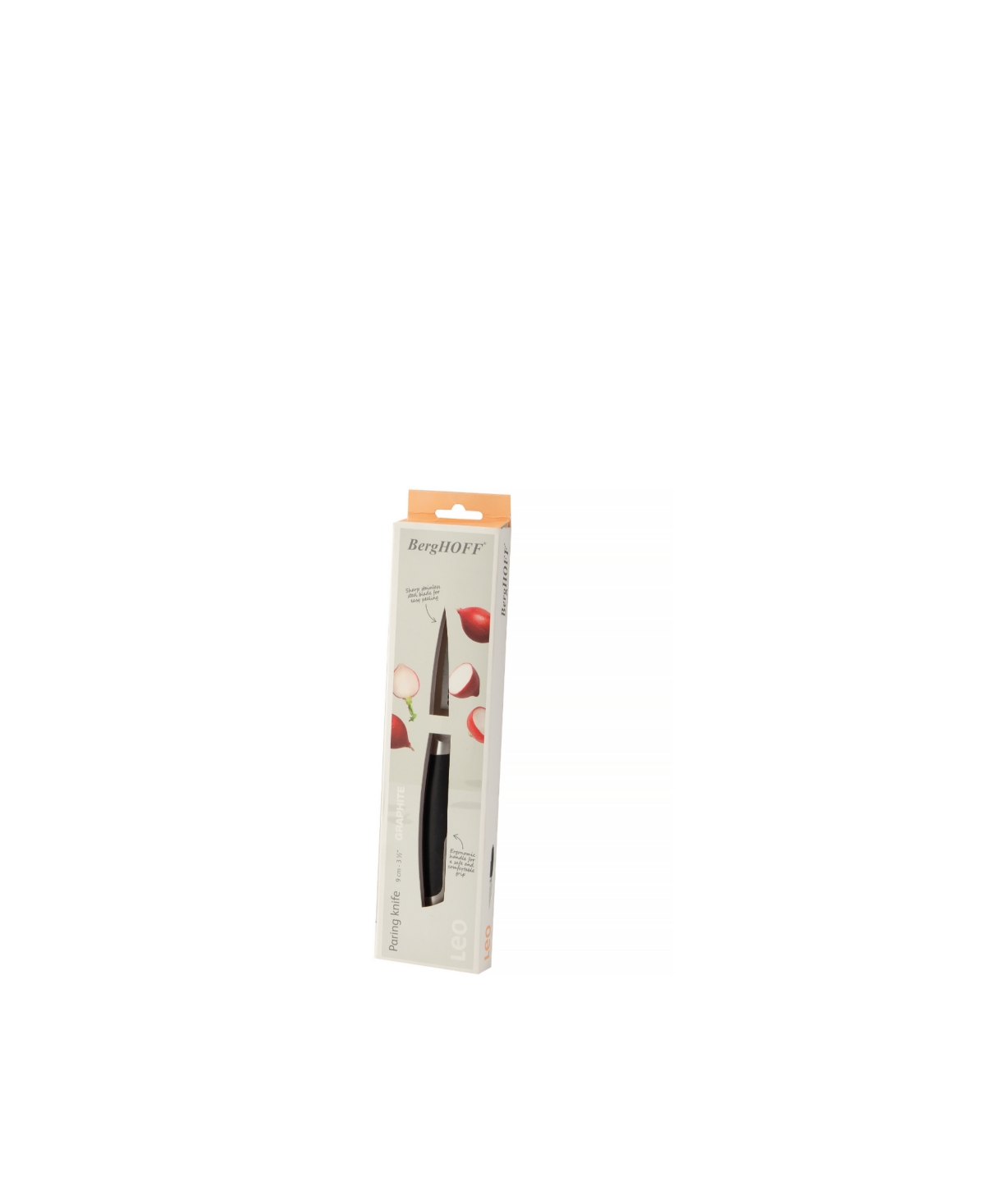 Berghoff Leo Graphite 3.5" Paring Knife In Black