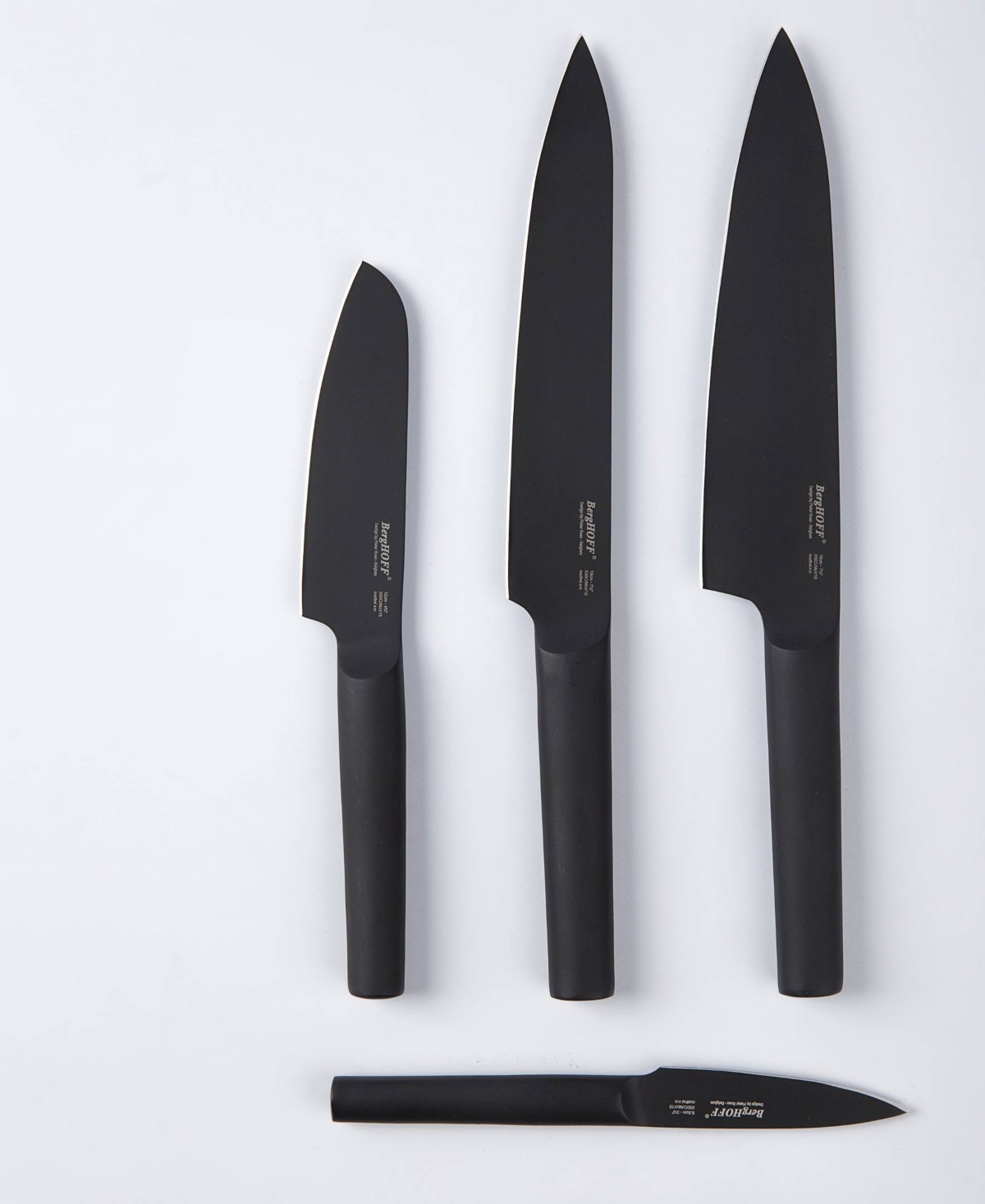 Berghoff Ron 3.35" Stainless Steel Paring Knife In Black