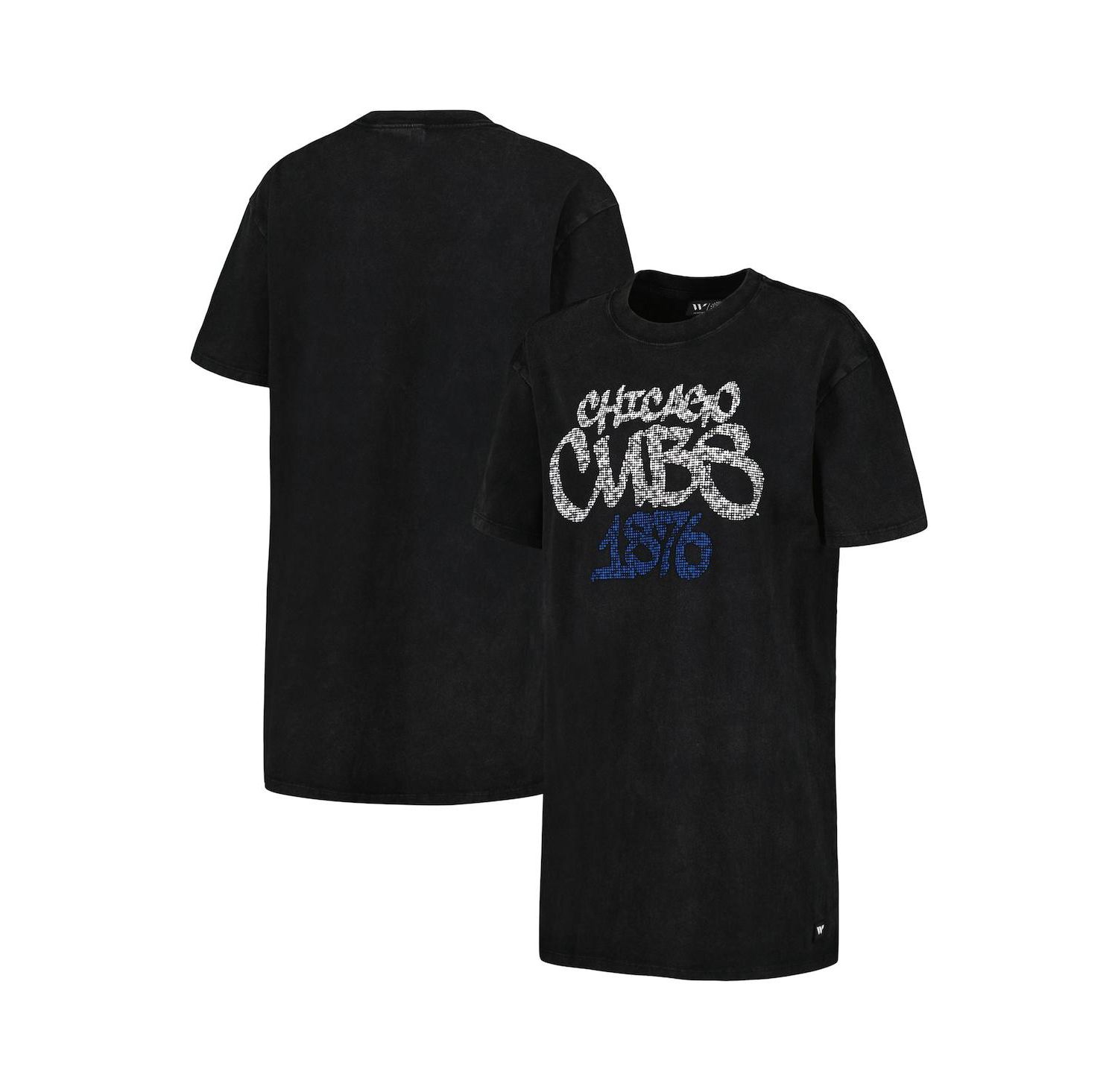 Women's Black Chicago Cubs T-Shirt Dress