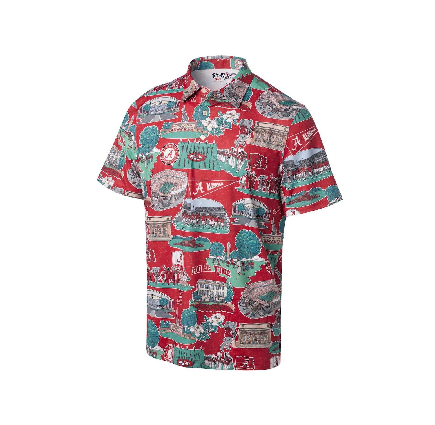 Men's Crimson Alabama Crimson Tide Scenic Polo Shirt