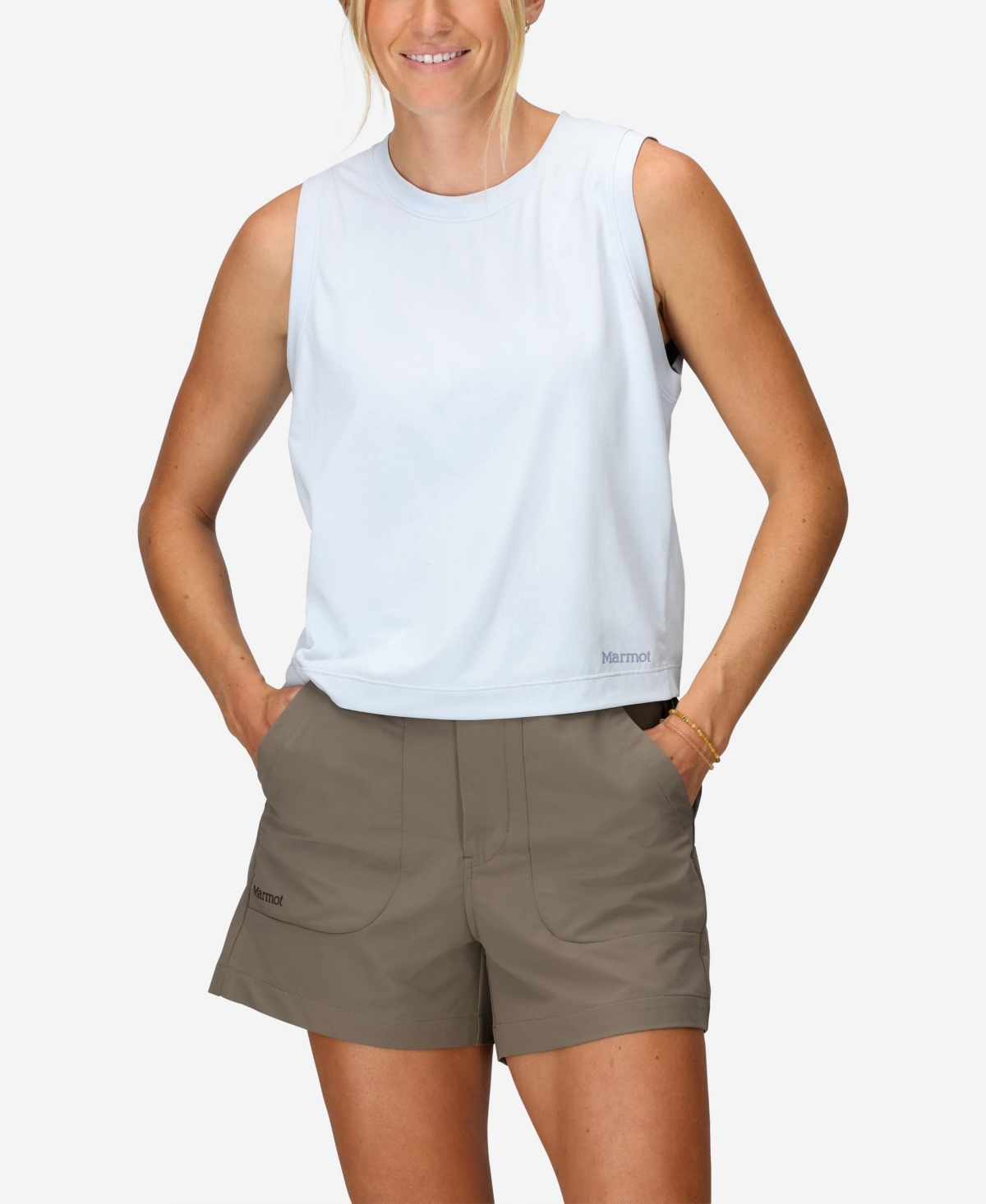 Women's Air Exchange Upf 50 High Neck Tank Shirt - Vapor