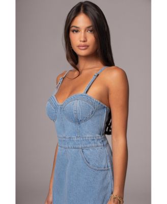 Women's Mara Denim Bustier Dress