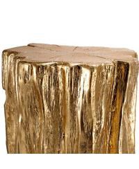 Magnesium Accent Stool Table – Rustic Tree Trunk Design