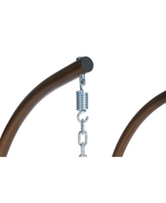 Streamdale Double Egg Chair, Indoor/Outdoor Wicker Swing, UV Cushions, 600 lbs