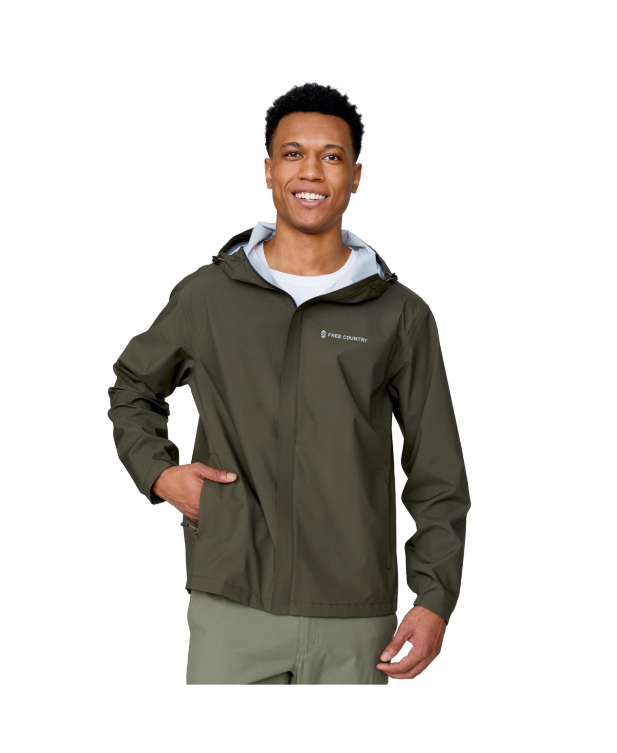 Men's Hydro Lite X2O Spectator Waterproof Rain Jacket - Olive
