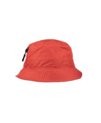 Men's Black Swordsman Red Bucket Hat-OSFA