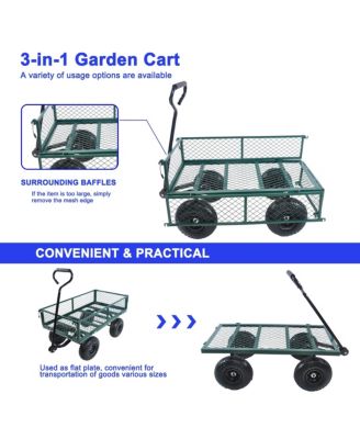 Cart Garden cart trucks make it easier to transport firewood