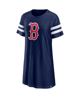 Women's Navy Boston Red Sox Iconic Mesh Dress