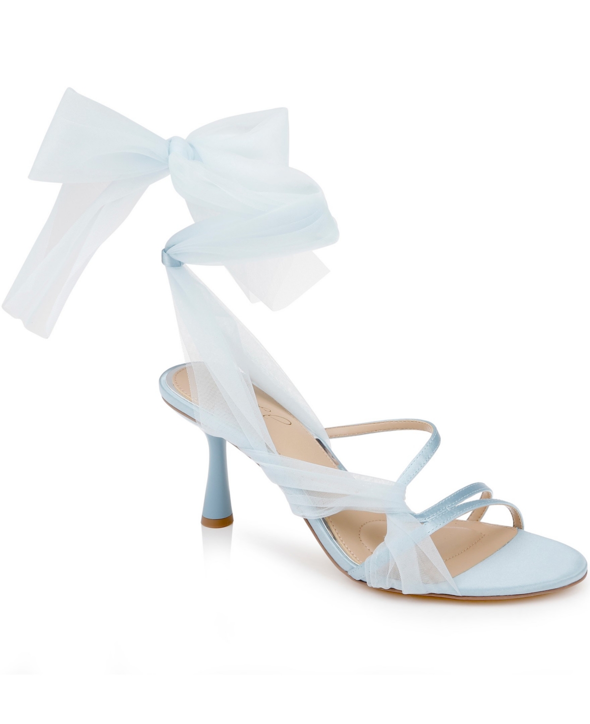 Women's Norris Stiletto Sandals - Black Chiffon