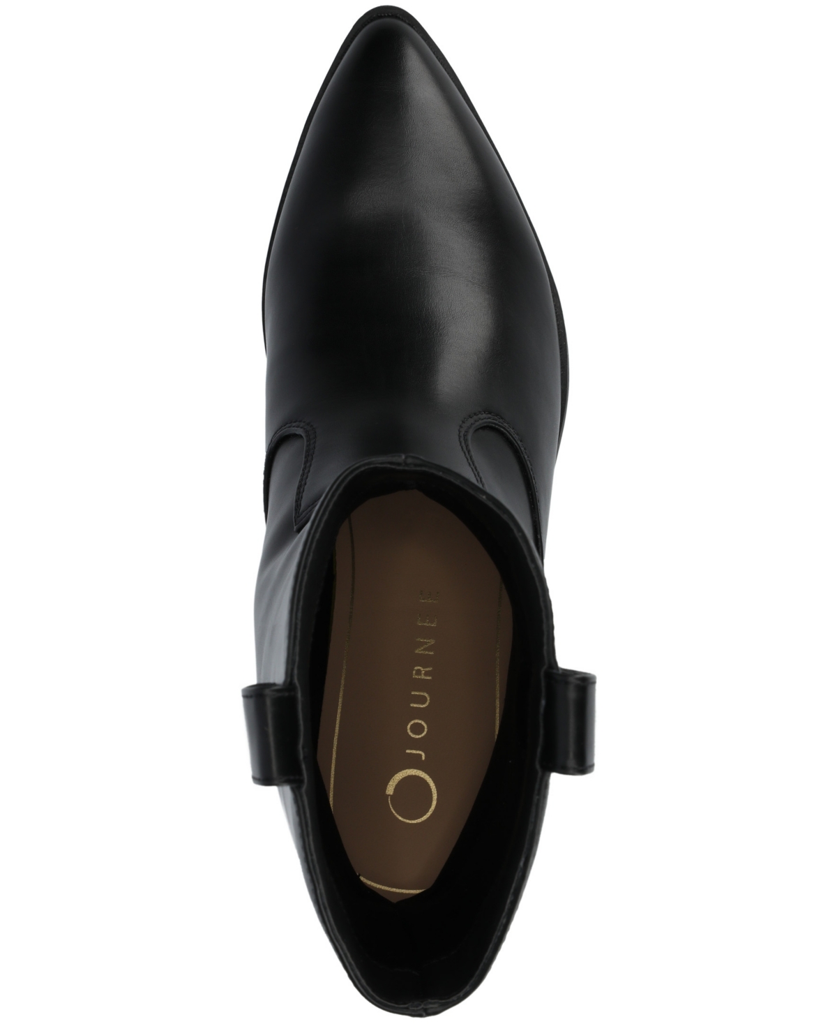 Journee Collection Fritzie Western Ankle Boot In Black