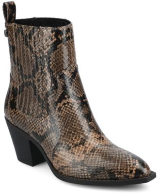 Women's Braylee Block Heel Western Ankle Booties