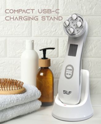 Radio Frequency Microcurrent Facial Device 5 Light Face Corrector, Multi Color Mode Red Light Therapy for Face Massager Tool&nbsp;