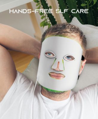 Red Light Therapy LED Mask, Rechargeable Red Light Therapy for Face Mask with Multiple Color Modes&nbsp;